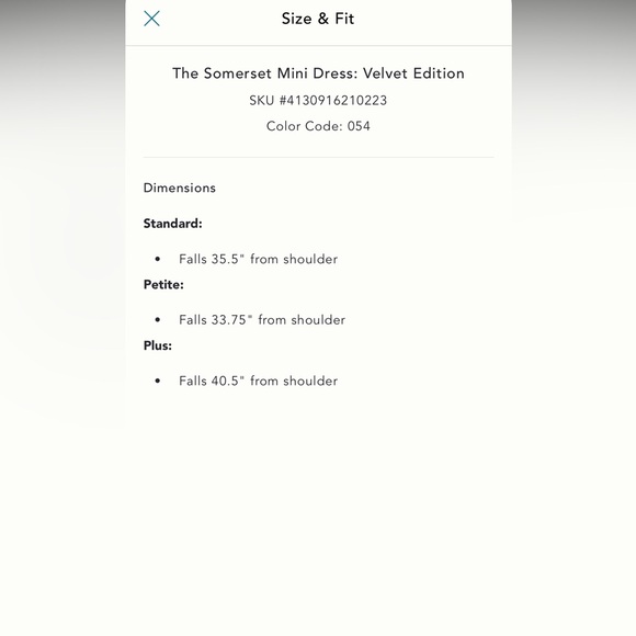 The Somerset Mini Dress: Velvet Edition - Picture 6 of 6